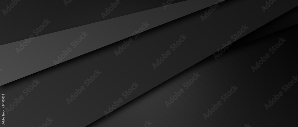 Black and grey abstract layer geometric background Black and grey abstract layer geometric background
