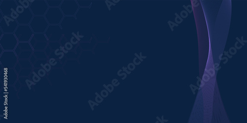 Technology abstract lines and dots connection background. Connection digital data and big data concept. Digital data visualization. Vector illustration