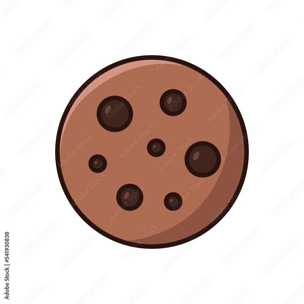 cookies icon vector design template in white background cookies icon vector design template in white background