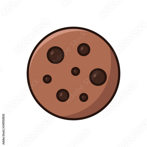 cookies icon vector design template in white background