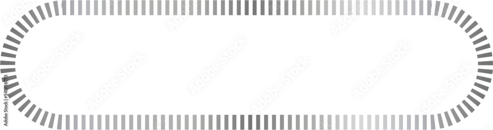 Silver Rectangle Border Frame Vector Illustration