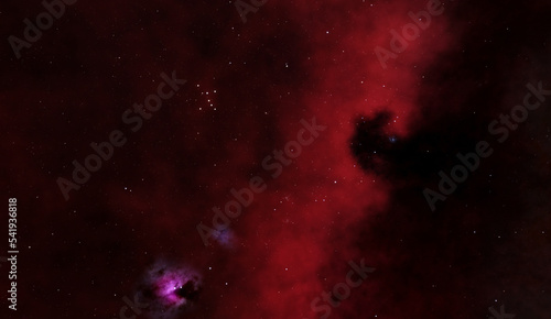 Fototapeta Naklejka Na Ścianę i Meble -  Horsehead nebula 3d illustration background