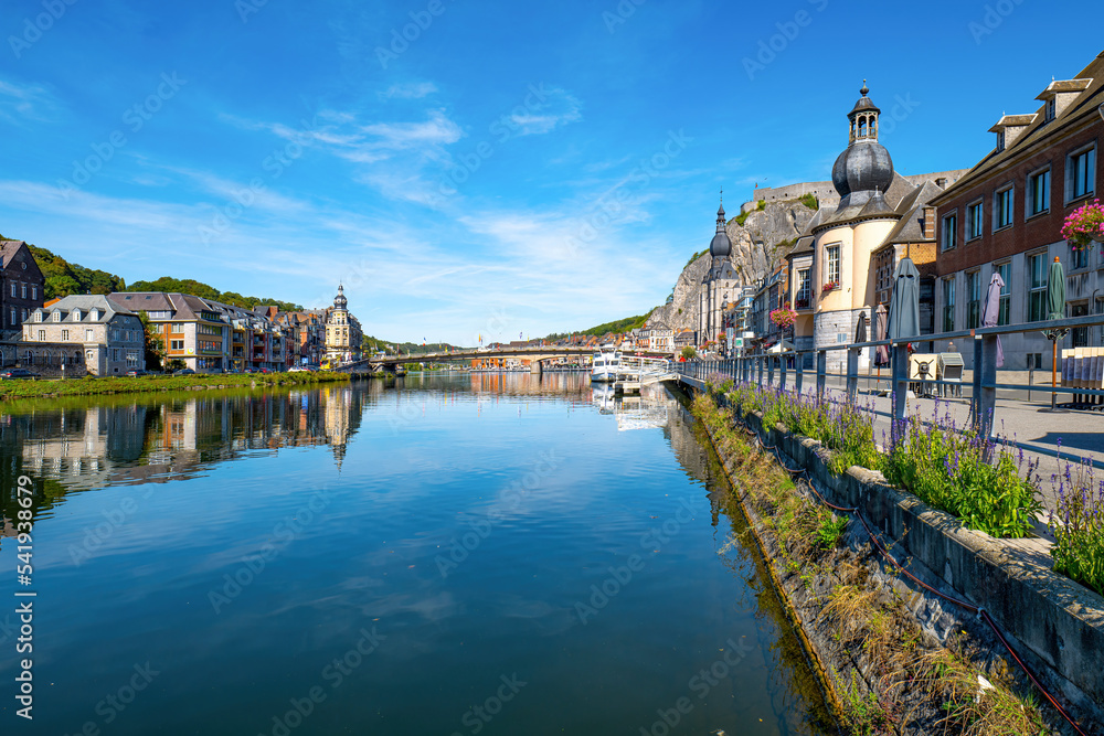Obraz premium Dinant an der Maas, Belgien,Stadtansicht