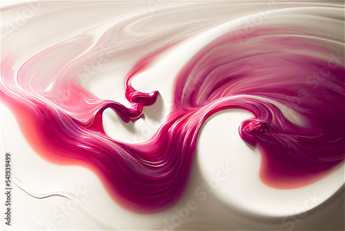 Pink white flowing background