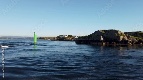 Passing Rutland Island between Burtonport and Arranmore in County Donegal, Ireland photo