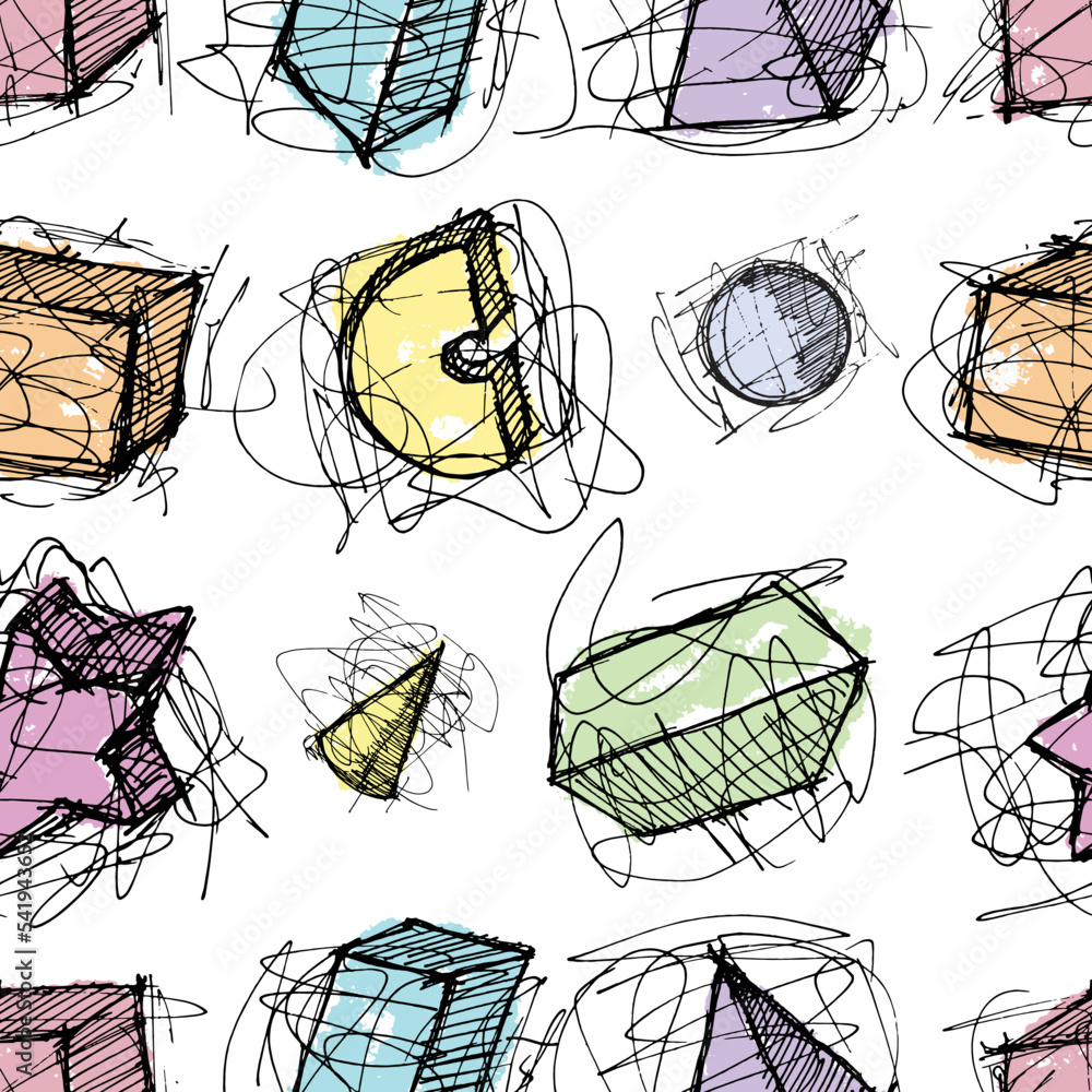 3d shape seamless pattern for wallpaper, social media, printable paper, textile background. 3d shape seamless pattern for wallpaper, social media, printable paper, textile background.