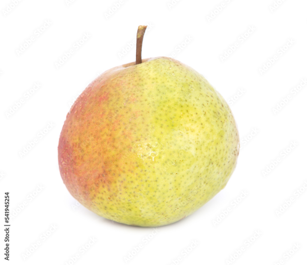 Ripe pear isolated on white background. Ripe pear isolated on white background.