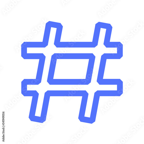 text edit hashtag tag editor sign line icon