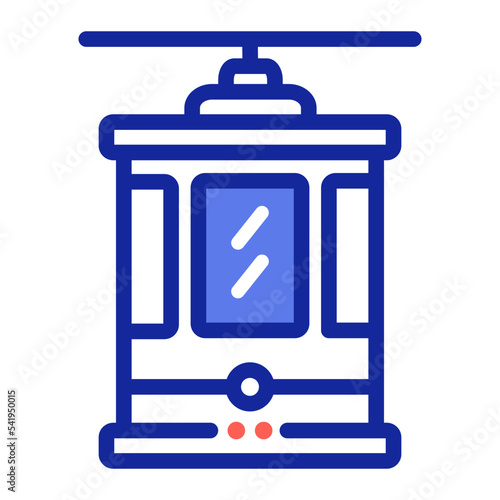 tram transportation icon
