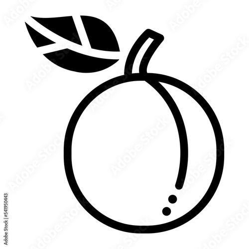 plum fruit icon