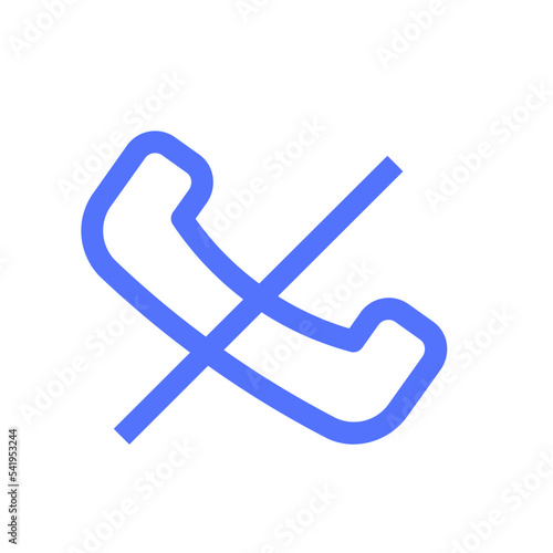 user interface phone off silent ui call line icon