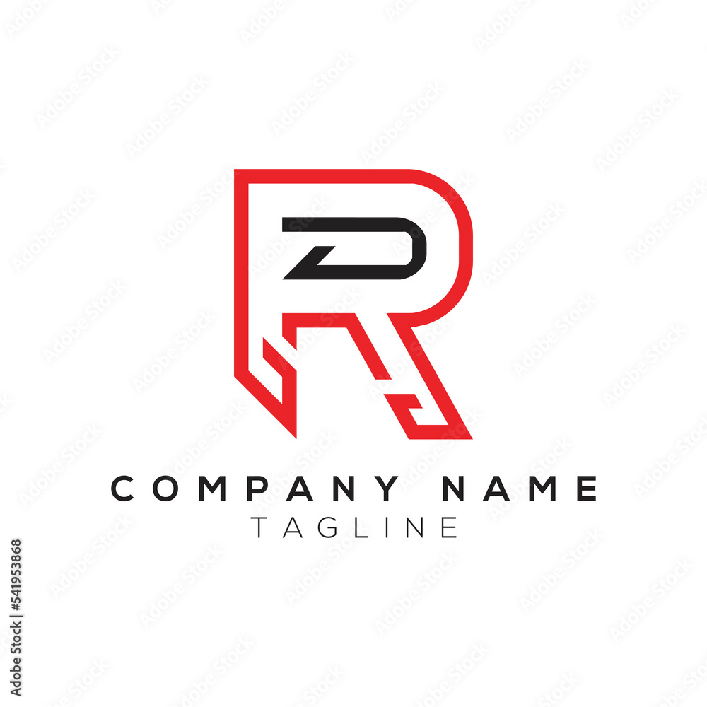 Letter R logo icon monogram design Vector template elements Letter R logo icon monogram design Vector template elements