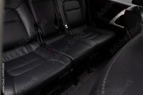 Leather interior of a modern luxury car © Brylynskyi