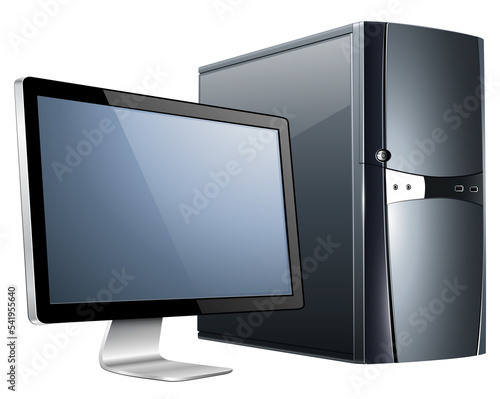 Personal computer with moni...