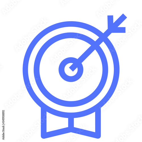 aim business finance focus goal office target line icon