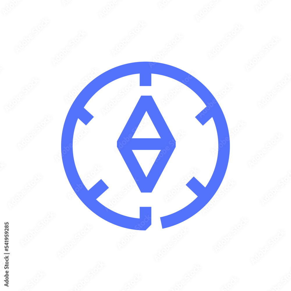 arrow compass direction gps location navigation line icon arrow compass direction gps location navigation line icon