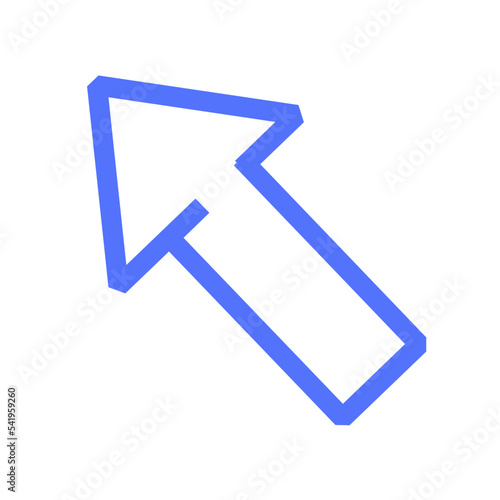 arrow click editing photo pointer studio line icon