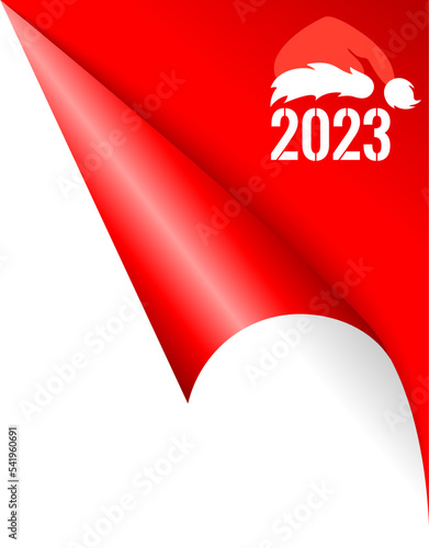 New Year 2023 calendar design, vector illustration
