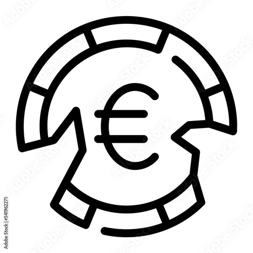 coin line icon