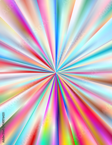 Wallpaper Mural vertical pattern with colorful spectral incoming rays to the center Torontodigital.ca