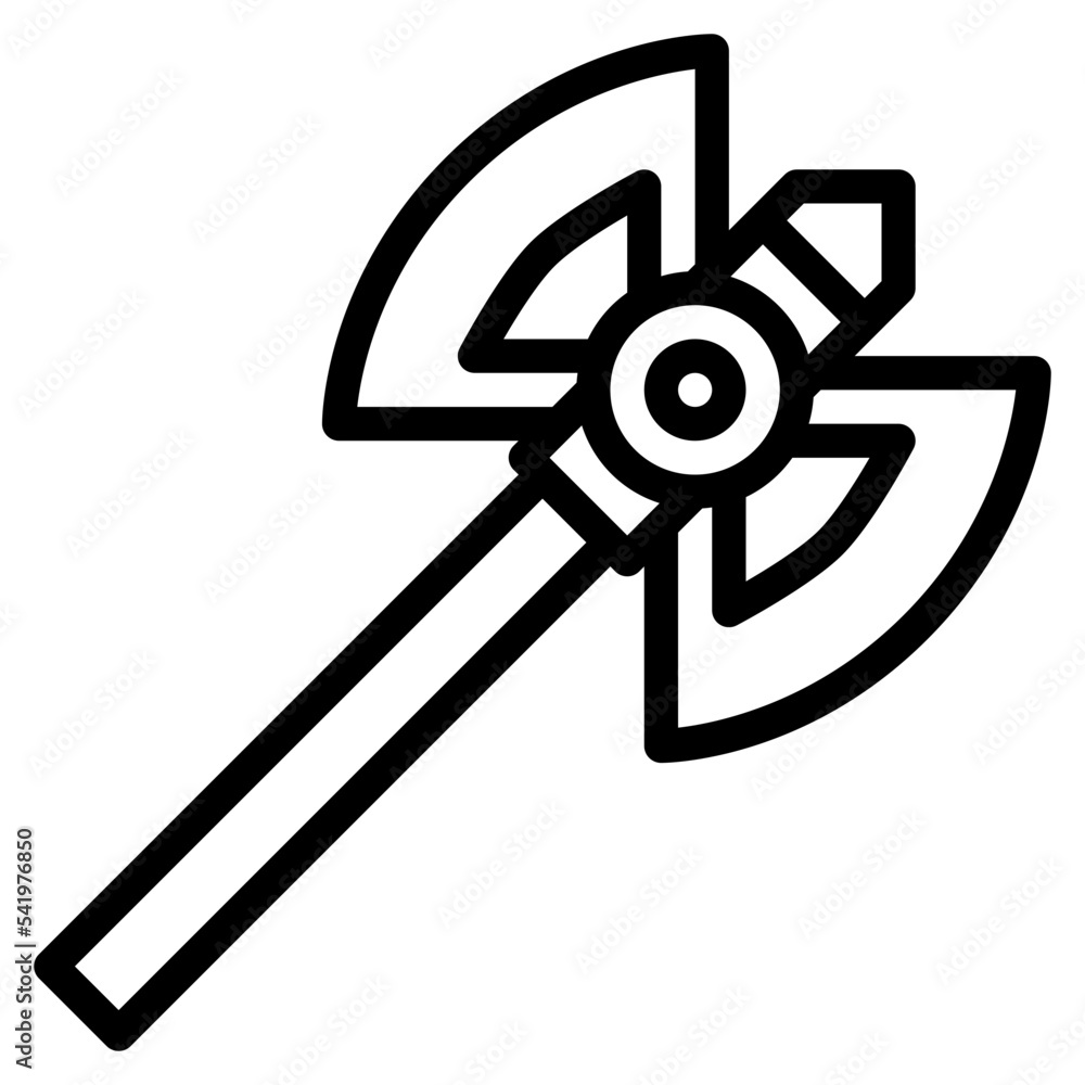 Obraz premium ax hammer game element item