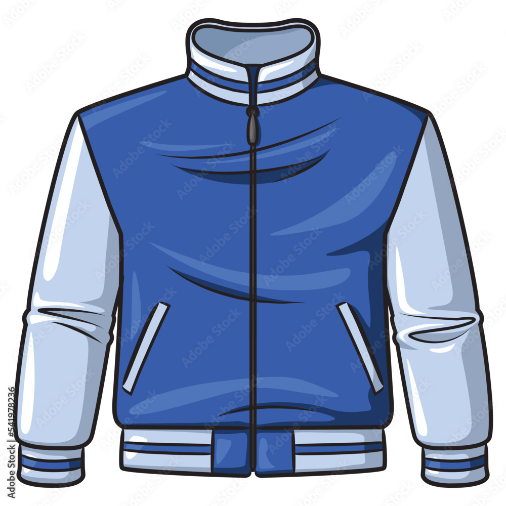 Vetor De Illustration Of Cute Cartoon Of Jacket Do Stock Adobe Stock vetor-de-illustration-of-cute-cartoon-of-jacket-do-stock-adobe-stock