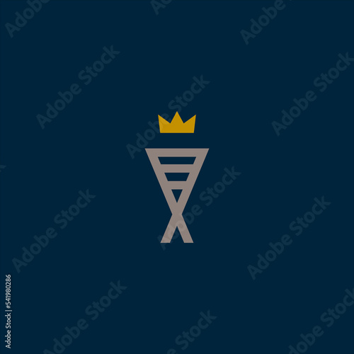Manger and crown icon, symbolic of the birth of the King, Jesus Christ our Savior and Messiah.
