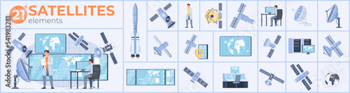 Satellites Composition Set