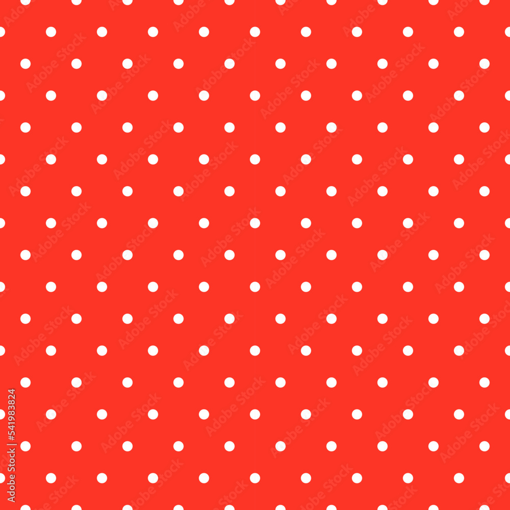 Christmas pattern. Xmas vector. New year seamless wrapping paper with white polka dot ornament. Holiday geometric background. Festive texture. Red textile print. Illustration Christmas pattern. Xmas vector. New year seamless wrapping paper with white polka dot ornament. Holiday geometric background. Festive texture. Red textile print. Illustration