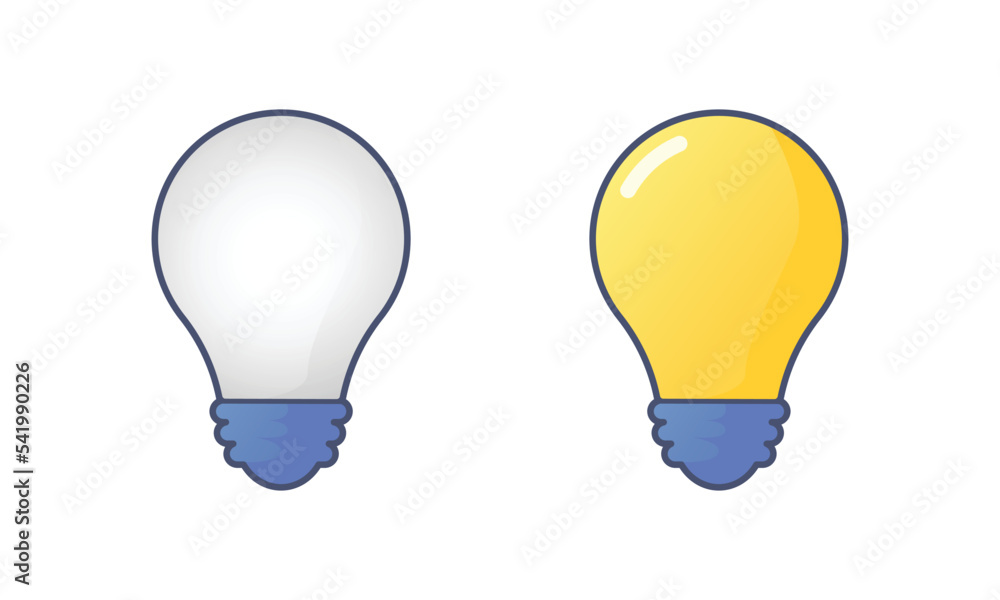 Illustration of lightbulb energy, light and bright. creativity idea business innovation, on transparent background Illustration of lightbulb energy, light and bright. creativity idea business innovation, on transparent background