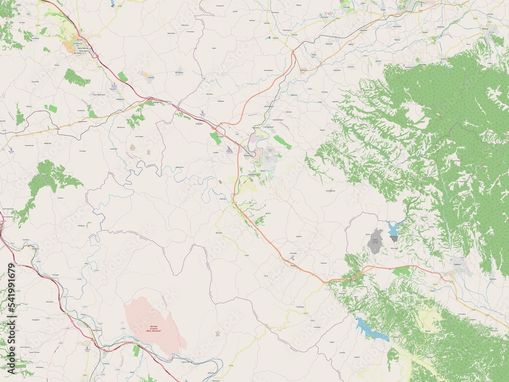 Stip, Macedonia. OSM. No legend Stip, Macedonia. OSM. No legend