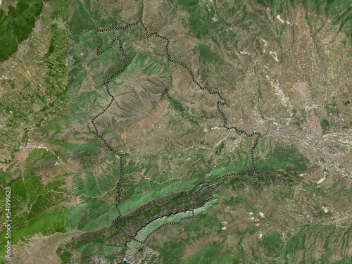 Saraj, Macedonia. Low-res satellite. No legend photo