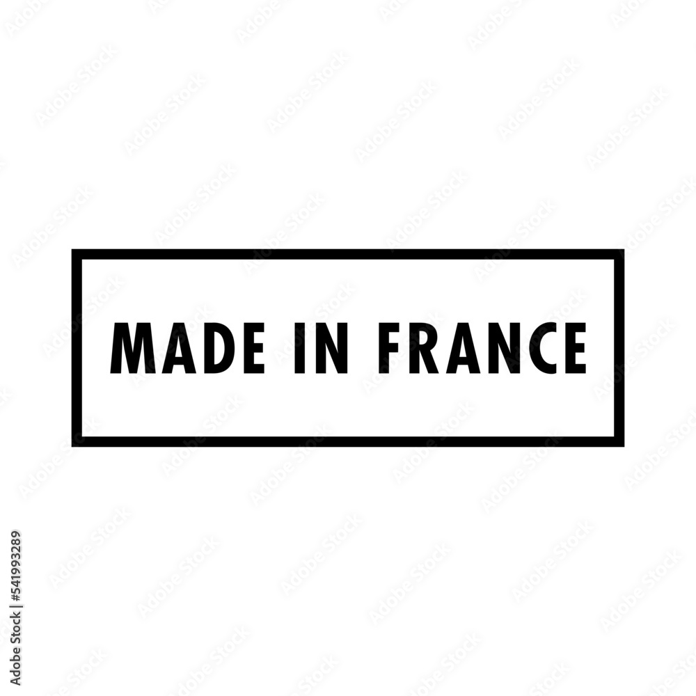 made in France, symbol, label, template