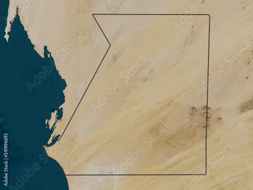 Inchiri, Mauritania. Low-res satellite. No legend photo