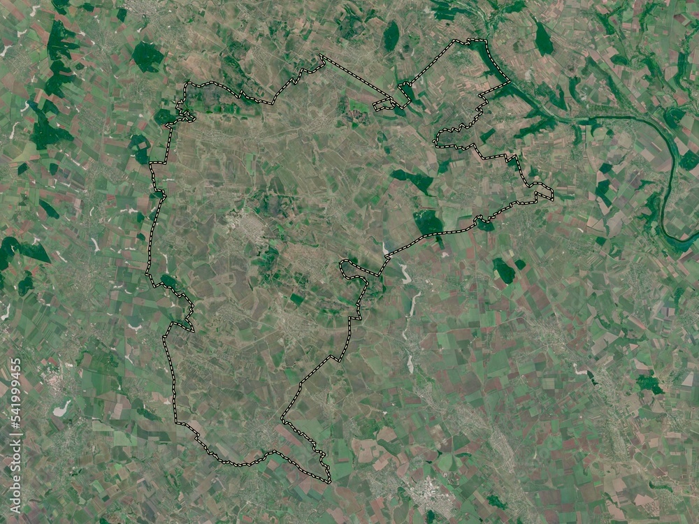 Donduseni, Moldova. Low-res satellite. No legend Donduseni, Moldova. Low-res satellite. No legend