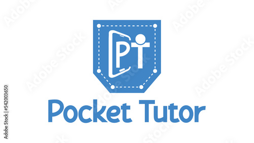 Pocket Tutor Education Logo Design Template