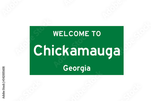 Tableau sur toile Chickamauga, Georgia, USA