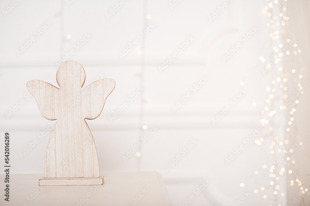 Engel aus Holz, Weihnachten, Christmas, Shabby Chic, space for text for your design