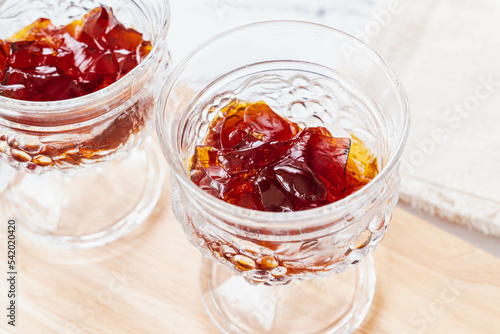 Wallpaper Mural レギュラーコーヒーで作ったコーヒーゼリー Torontodigital.ca