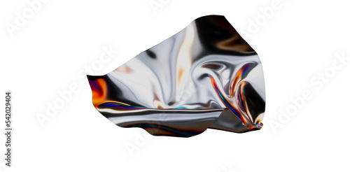 Foto Colorful flowing liquid thermal waves abstract background