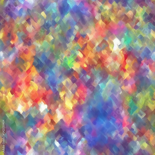 Watercolor of a crosshatch design