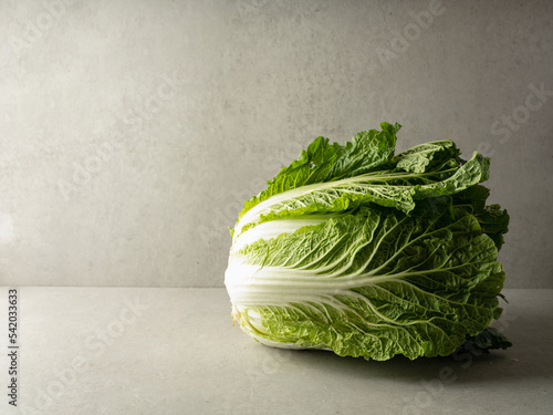 Photo Korean cabbage on the table