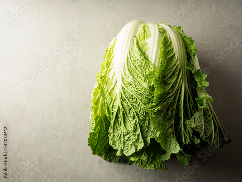 Korean cabbage on the table