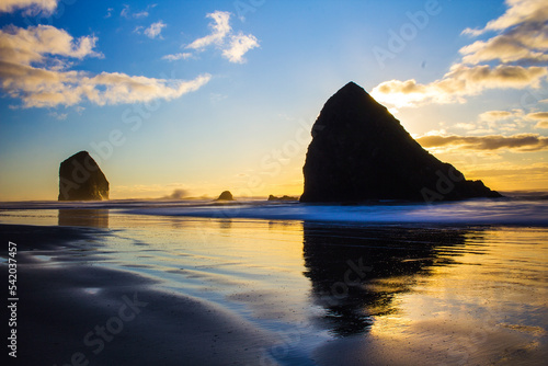 Oregon Ocean Rocks at Sunset