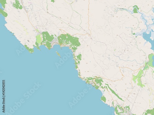 Budva  Montenegro. OSM. No legend