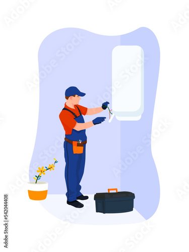 Boiler repair. Preparation for winter.