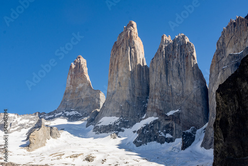 Mountains of Torres del Paine, W Circuit, Patagonia, Chile
