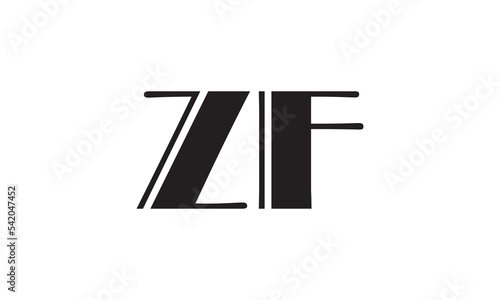 FZ initial monogram building logo for real estate with creative circle style design