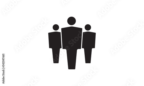 Concept and idea icon of  gents and group of men. Stroke vector logo, web graphics. Isolated background. Vector illustration.