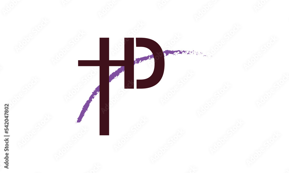 Fototapeta premium Initial Letter HD Logo. HD Stock Letter Logo design.